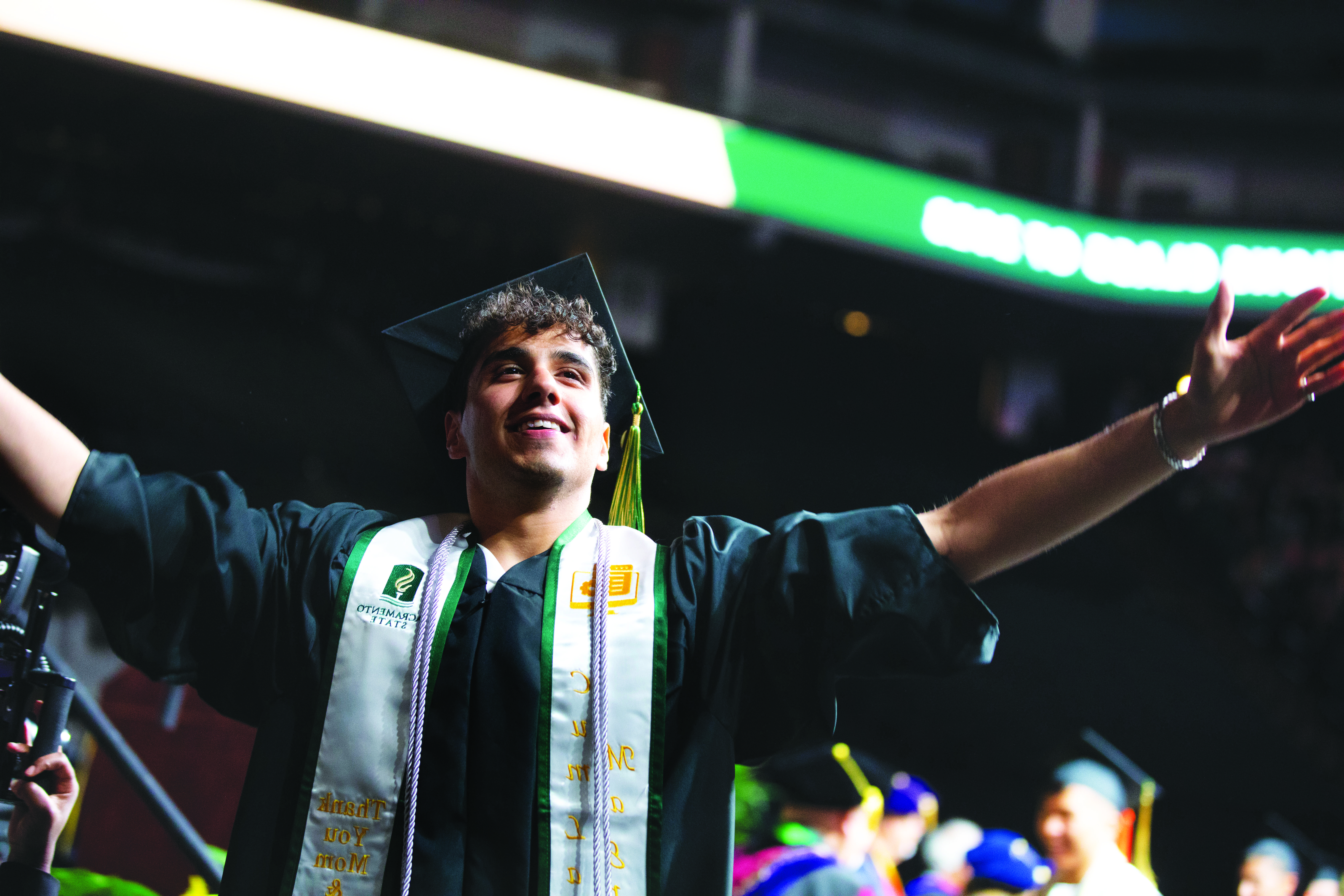 Photo: Student at Commencement